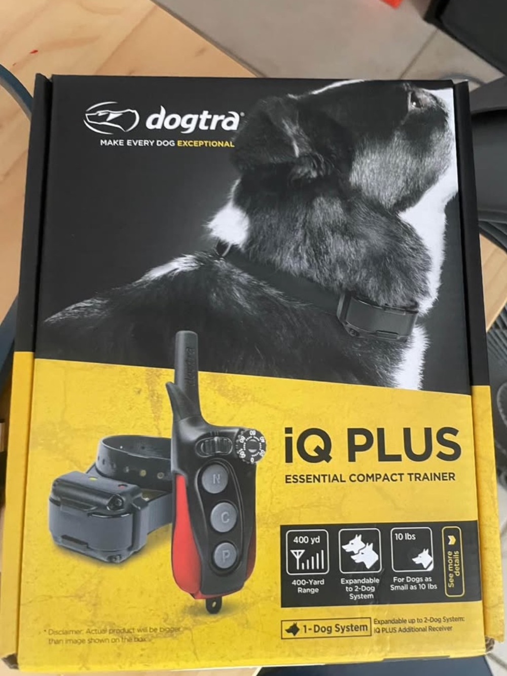 Dogtra iQ Plus Compact Dog Trainer Collar - Black